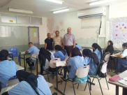 تركيب مكيفات داخل الصفوف في المدرسة العربية الثانوية "طوماشين" بمدينة اللد